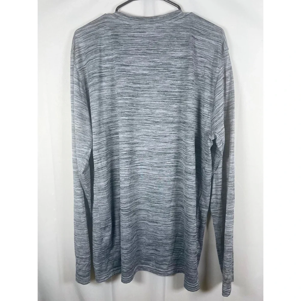 Nike Dri Fit Duke Blue Devils Men's Long Sleeve Shirt Gray Blue Size XL